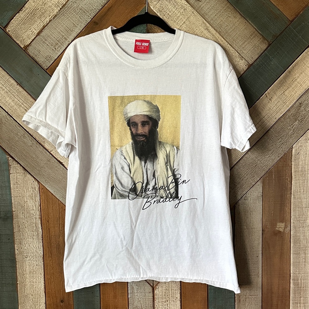 White Graphic Tee with Signature Design